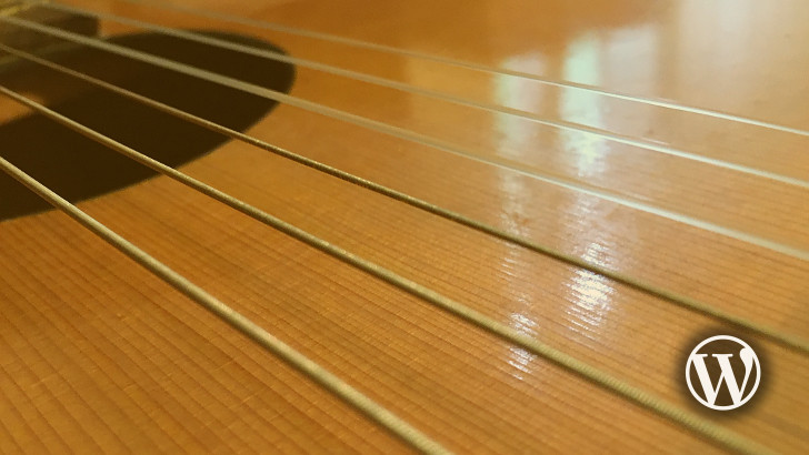 Gitarre und WP Logo