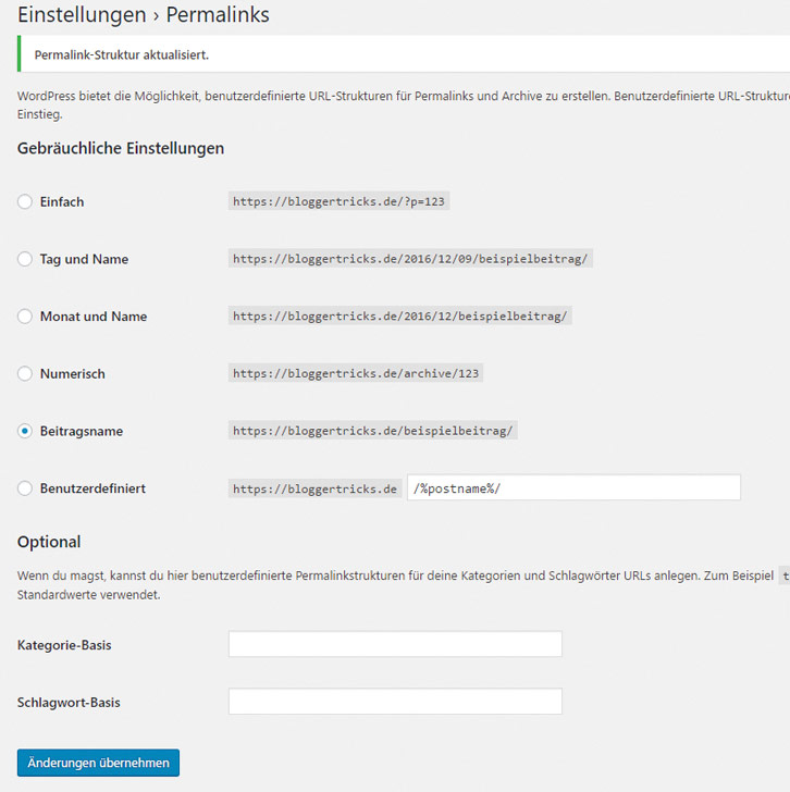 Stelle sicher, dass auch die Permalink-Einstellungen auf https:// umgestellt sind.