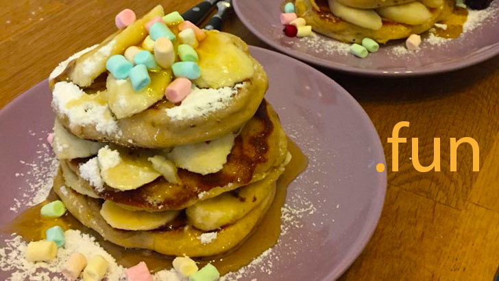 Ein großer Berg Pancakes