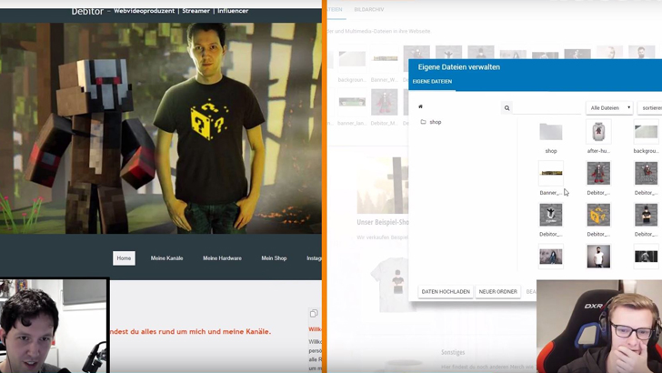 Screenshot Youtube Video Debitor und Castcrafter