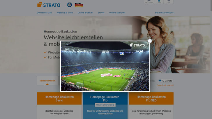 STRATO Livestream Popup