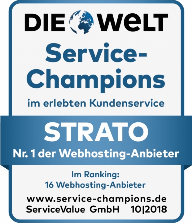 STRATO Siegel Service-Champion
