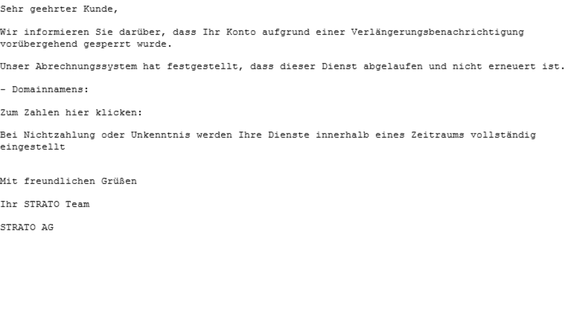 Phishing-Mail Juni 2020
