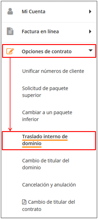 Solicitud de transferencia de dominio | STRATO