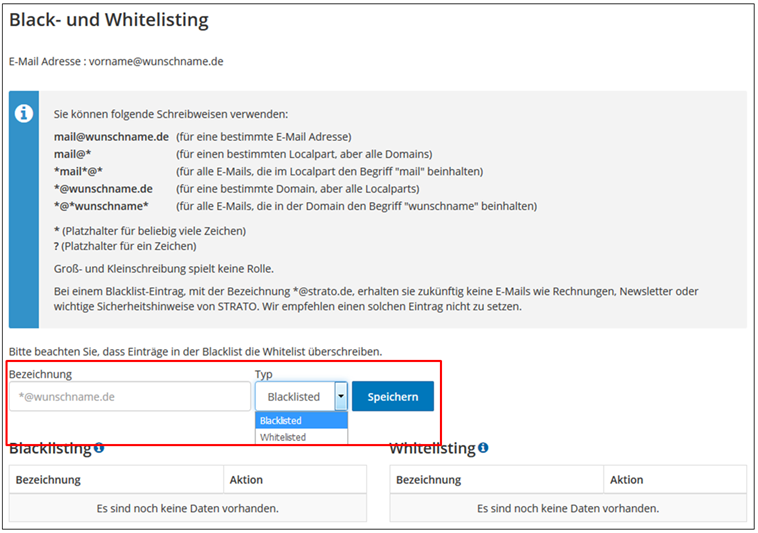 Was ist eine Whitelist E-Mail?