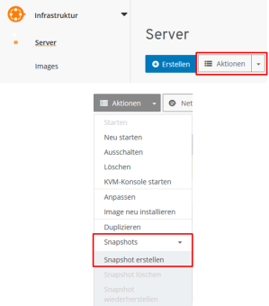 So Nutzen Sie Die Snapshot Funktion Der Servercloud